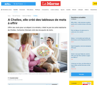 Bouquet de Mots dans la presse, article dans la Marne